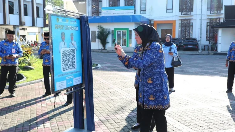 Momen Apel Korpri: Pemko Luncurkan Spot Literasi dan 'Promokan' Bank Sampah