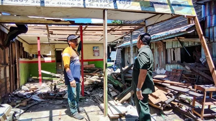 Penataan Simpang 4 Sungai Besar Lancar, Pedagang Kooperatif Kosongkan Aset Pemko