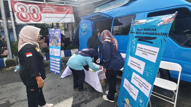 Mobil BUNGAS BNN Dekatkan Layanan Edukasi Pencegahan Narkoba ke Masyarakat