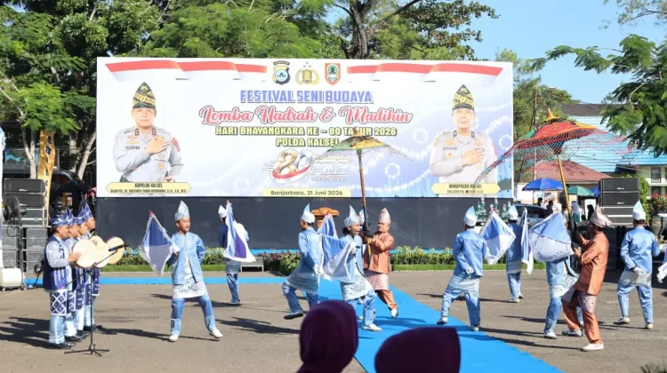 Polda Kalsel Gelar Festival Seni Budaya Meriahkan Hari Bhayangkara ke-80