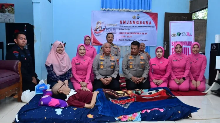 Kapolda Kalsel Pimpin Anjangsana Sambut Hari Bhayangkara ke-80