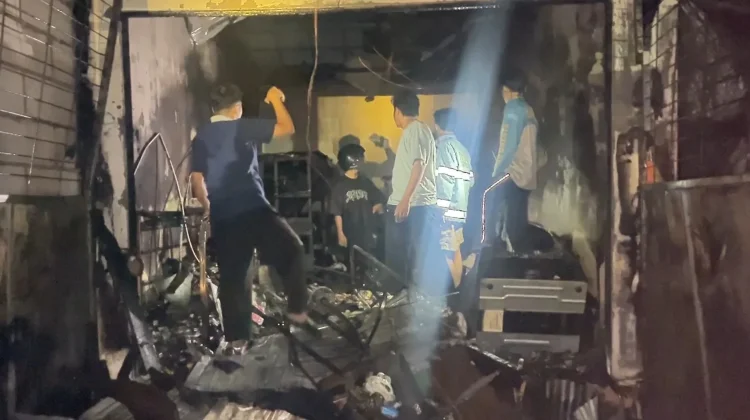 Kebakaran di Sungai Andai, Polisi Duga Api Berasal Dari Lilin dan Bensin