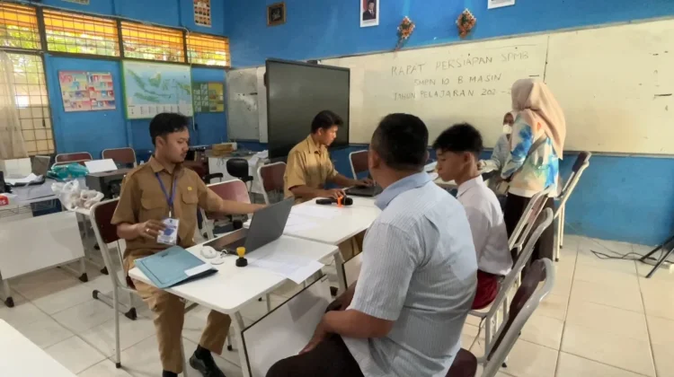 Meski di tengah Kota, Kuota Murid Baru SMPN 10 Banjarmasin Belum Terpenuhi
