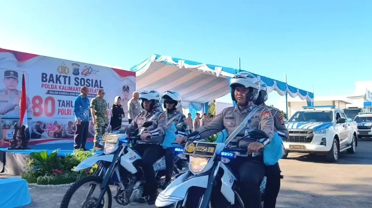Hari Bhayangkara, Polda Kalsel Salurkan 2 Ribu Lebih Paket Sembako ke Pelosok