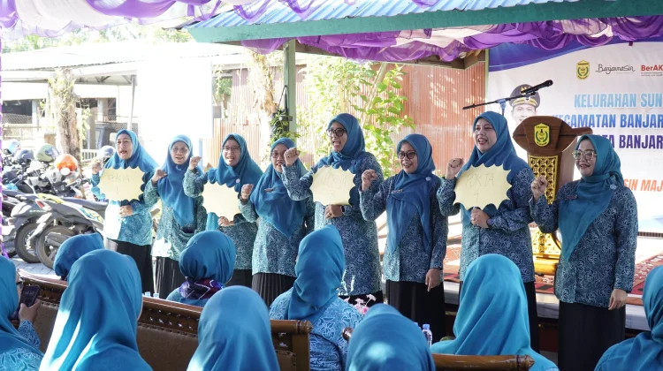 Kelurahan Sungai Lulut Wakili Banjarmasin Tembus 6 Besar PKK Kalsel