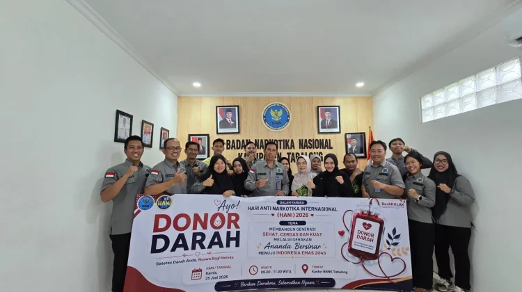 BNNK Tabalong Gelar Donor Darah Sambut Peringatan HANI 2026