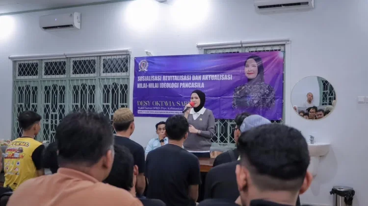 Desy Ajak Pemuda Tapin Aktualisasikan Nilai Pancasila
