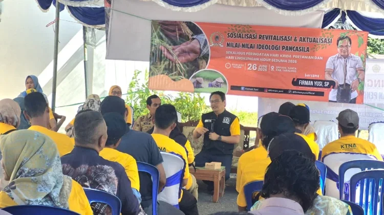 Firman Yusi Ajak Petani Tabalong Peduli Lingkungan Aktualisasi Pancasila