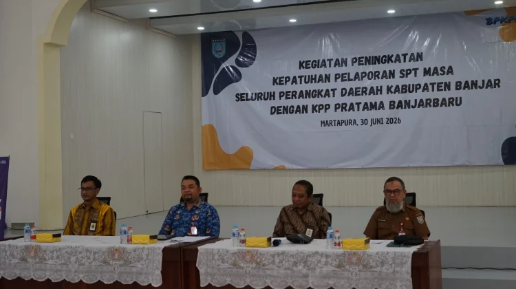 KPP Banjarbaru Perkuat Kepatuhan Pelaporan SPT Instansi Pemerintah