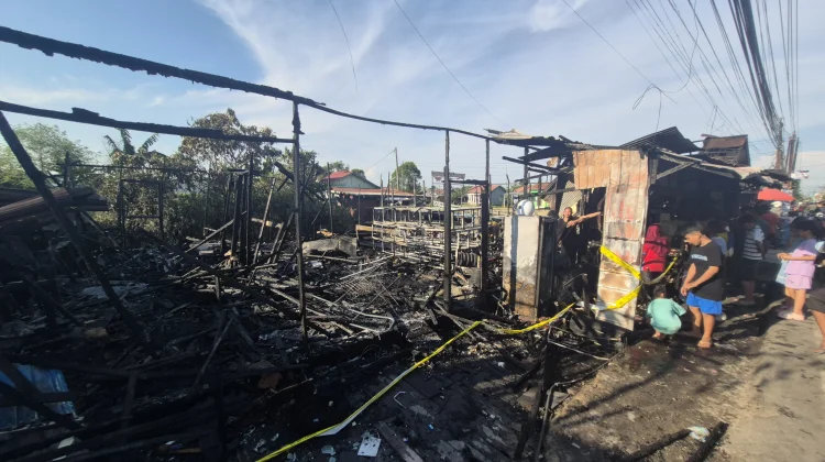Pascakebakaran di Sungai Lulut, Korban Terdampak Amankan Barang yang Tersisa