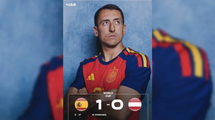 Spanyol Unggul 1-0 atas Austria pada Babak Pertama 32 Besar Piala Dunia