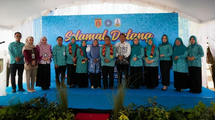 UP2K PKK Sehati Kampung Purun Terima Kunjungan Tim Penilai Lomba Tingkat Provinsi