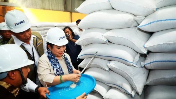 Titiek Soeharto Resmikan Gudang Bulog Kalsel, Stok Beras Daerah Dipastikan Aman