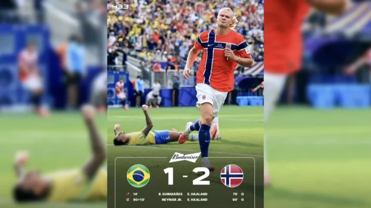 Norwegia ke Perempat Final setelah Tumbangkan Brasil lewat Dua Gol Haaland