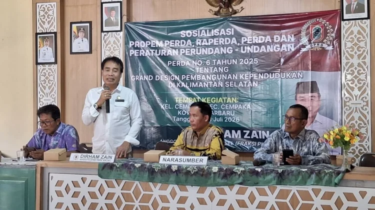 Dirham Zain Sosialisasikan Perda Grand Design Pembangunan Kependudukan