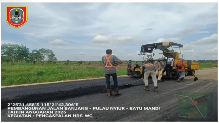 Proyek Jalan Provinsi Kalsel Dikebut, Progres Tembus 50 Persen