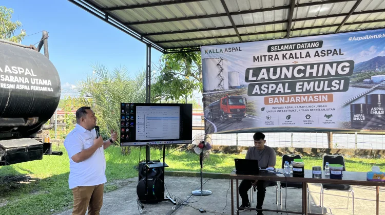 Kalla Aspal Siap Layani Kebutuhan Aspal Emulsi di Wilayah Kalselteng