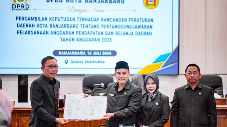 Banjarbaru Sepakati Raperda Pertanggungjawaban Pelaksanaan APBD 2025