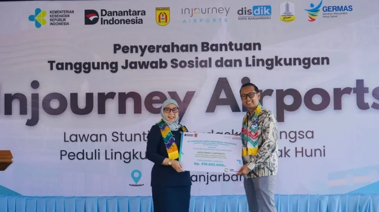 PT Angkasa Pura Indonesia Salurkan Bantuan TJSL Rp319,6 Juta untuk Banjarbaru