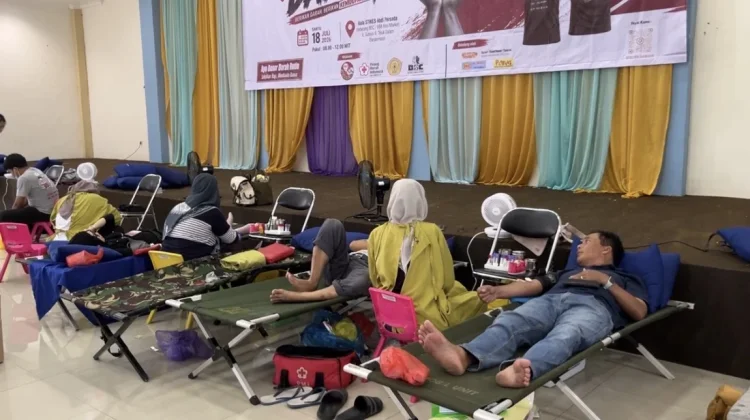 Ratusan Warga Ikuti Donor Darah BSC, Terkumpul Lebih 160 Kantong Darah