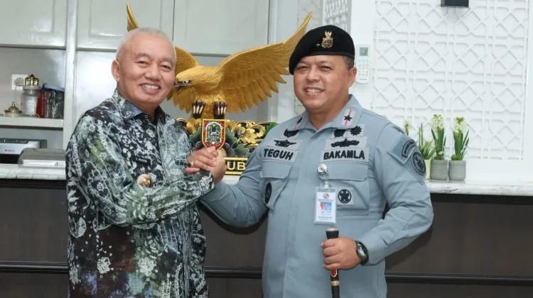 Gubernur H. Muhidin Terima Kunjungan Kehormatan Bakamla RI