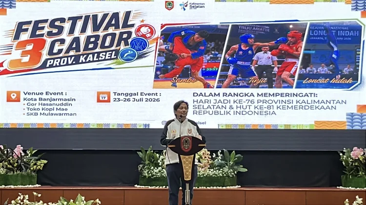 Festival Tiga Cabor Kalsel Resmi digelar, Hadirkan Hiburan bagi Masyarakat