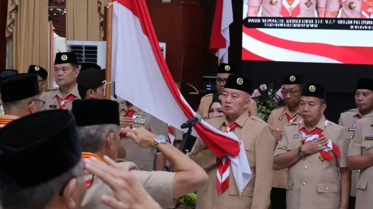 Gubernur H. Muhidin Resmi Dilantik Sebagai Ketua Mabida Pramuka Kalsel