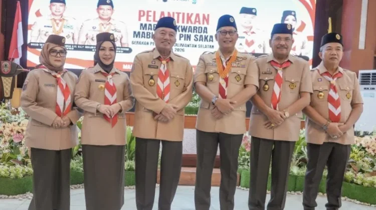 Supian HK Resmi Dilantik Jadi Wakil Ketua Mabida Pramuka Kalsel
