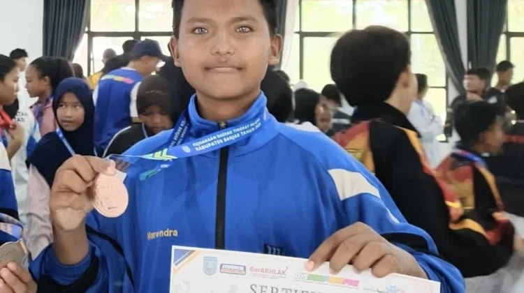 Narendra, Siswa SMPN 2 Martapura Raih Perunggu Kejurda Karate Tingkat Pelajar 2026