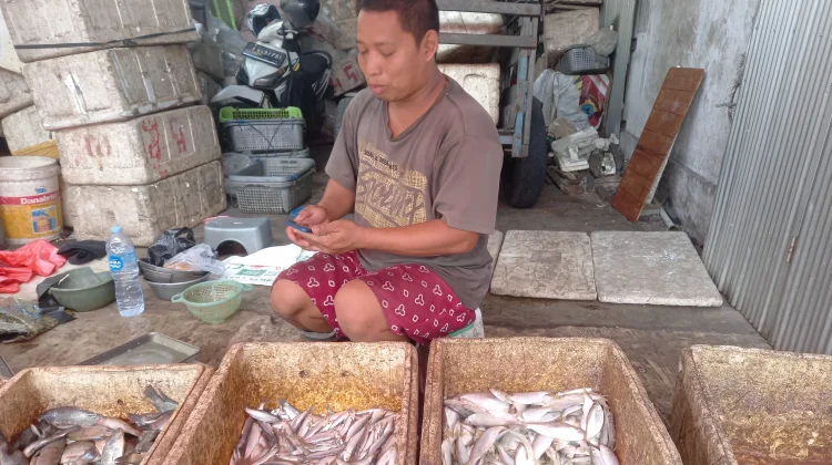 Harga Ikan Laut di Pasar Tradisional Banjarmasin Mulai Naik