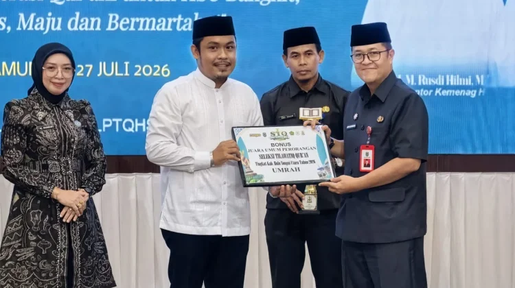 STQ HSU 2026 Ditutup, Sekda Dorong Lahirnya Generasi Qurani di Daerah