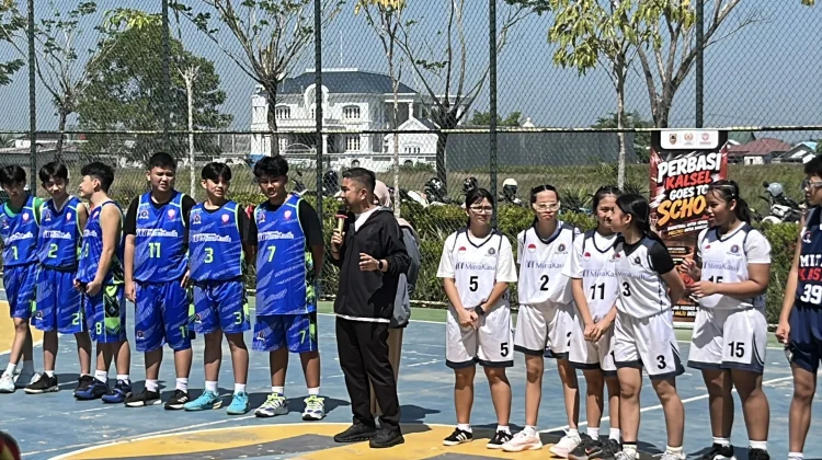 Perbasi Goes To School, Berikan Coaching Clinic Dorong Pembinaan Atlet Usia Dini