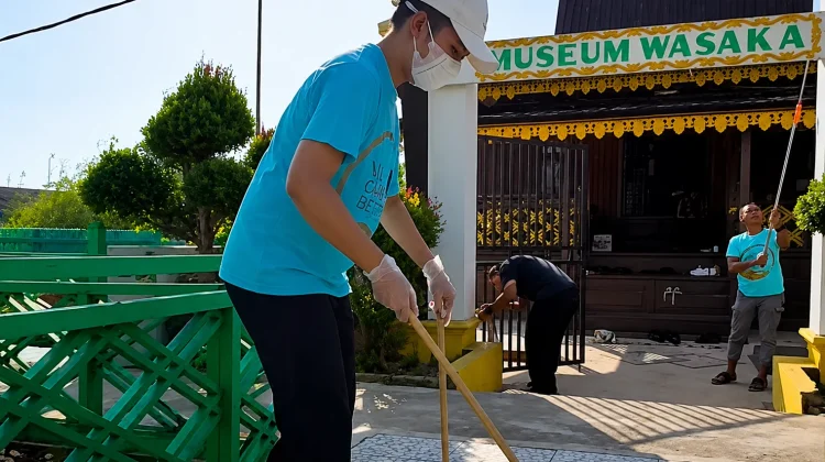 Wali Kota Yamin Apresiasi Hotel Bintang di Banjarmasin Bersihkan Museum Wasaka