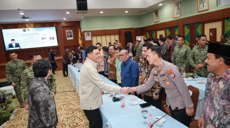 Kapolresta Banjarmasin Hadiri Kunjungan Silaturahmi Menko Polkam
