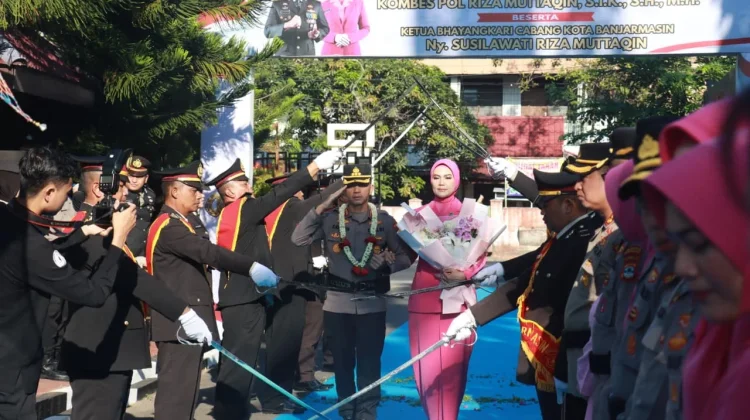 Kombes Pol Riza Muttaqin S.H., S.I.K., M.H Resmi Pimpin Polresta Banjarmasin