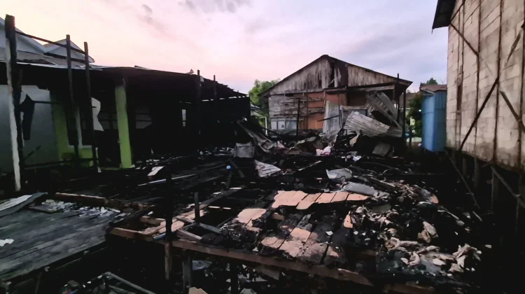 Tinggal Sendirian, Pria Paruh Baya jadi Korban Jiwa Kebakaran Handil Bakti