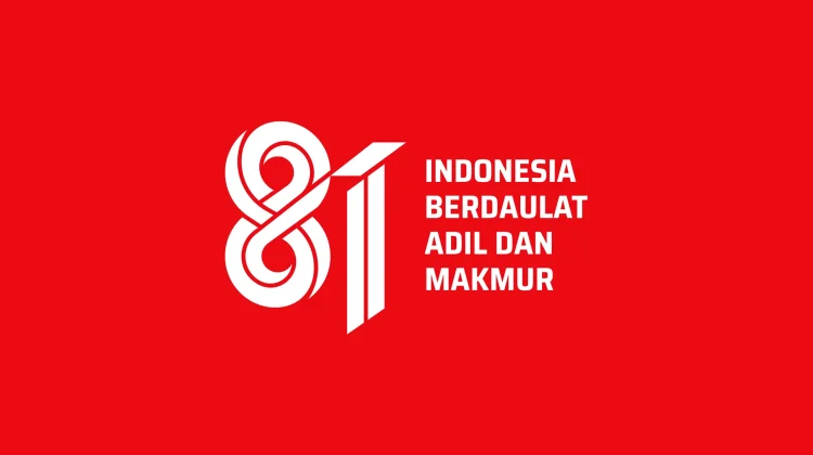 Logo HUT Ke-81 RI Wujudkan Indonesia Berdaulat, Adil, dan Makmur