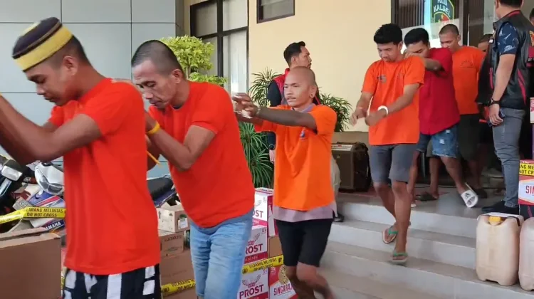 Polda Kalsel Sikat 126 Tersangka Curat Curas hingga Curanmor