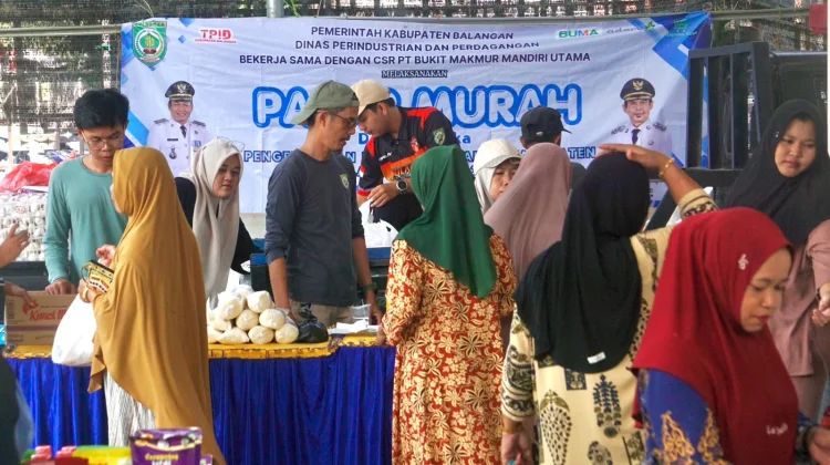 Sambut Maulid, Disperindag Balangan Gelar Pasar Murah