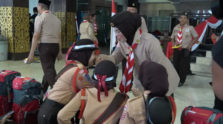 Bawa Nama Banjarmasin ke Jamnas Cibubur, Pramuka Dipesan Jaga Adat Banjar