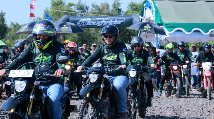 Kejari Batola Gelar Jelajah Alam Marabahan Ratusan Rider