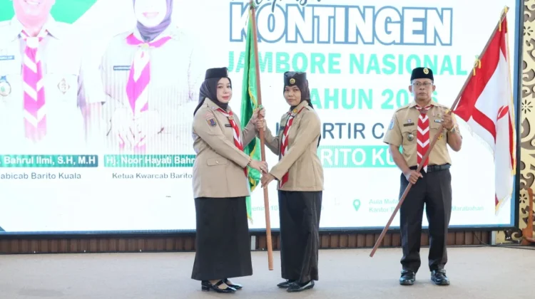Kontingen Pramuka Batola Dilepas Ikuti Jambore Nasional XII 2026