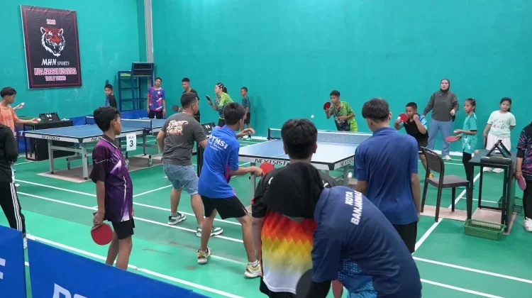 Harjad ke-500 Banjarmasin, Ratusan Atlet Ramaikan Kejuaraan Tenis Meja