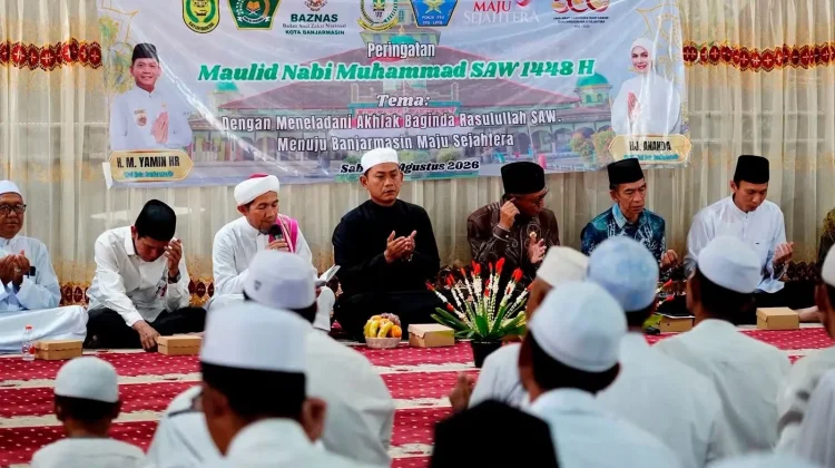 Maulid Nabi Momentum Cetak Generasi Qur’ani, Wali Kota Soroti Peran TPQ Banjarmasin