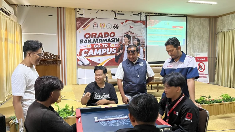 ORADO Banjarmasin Go To Campus, Kenalkan Olahraga Domino ke Mahasiswa