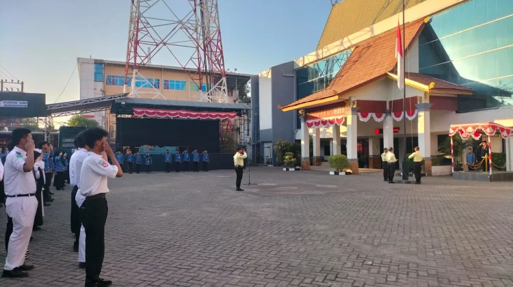 Upacara HUT ke-81 RI, LPP RRI Banjarmasin Tekankan Nasionalisme