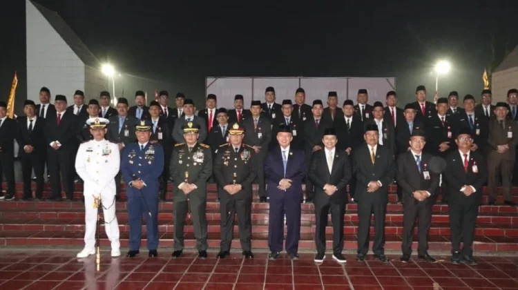 Gubernur H. Muhidin dan Forkopimda Kalsel Ziarah dan Renungan Suci HUT RI ke-81