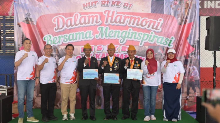 Perayaan Hari Kemerdekaan, BSI RO IX Kalimantan Berikan Tali Asih Para Veteran