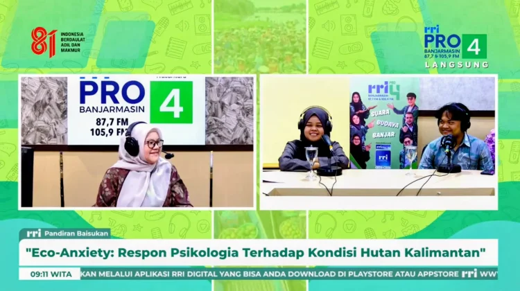 Eco-Anxiety Muncul di tengah Kekhawatiran Kerusakan Hutan Kalimantan