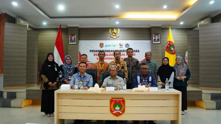 KPP Pratama Pangkalanbun dan Pemkab Kobar Rekonsiliasi Pajak Pusat